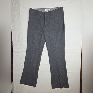 Banana Republic Wool Gray Pinstripe Dress Pants Womens Size 4